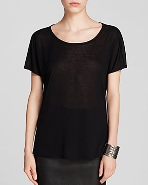 Eileen Fisher Drape Back Tee - The Fisher Project