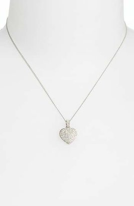 Judith Jack Reversible Pave Heart Pendant Necklace