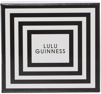 Lulu Guinness Abstract lips black coin purse