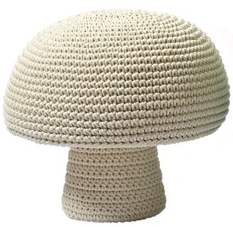 Anne Claire Cream Mushroom Crochet Pouffe