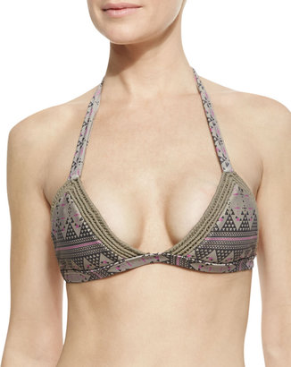 Tori Praver Swimwear Windward Halter-Neck Bikini Top