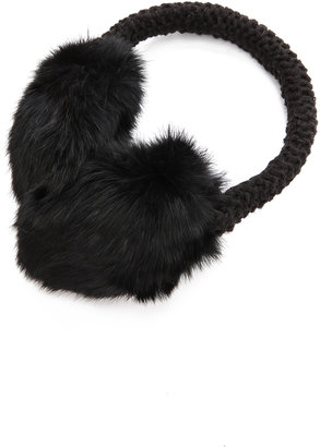 Hat Attack Knit & Rabbit Earmuffs