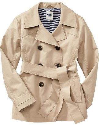 Old Navy Girls Belted Trench Coats