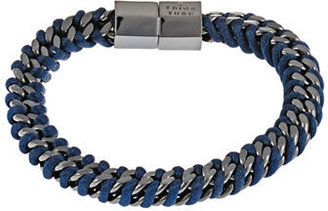 Trina Turk Satin Wrapped Chain Link Bracelet