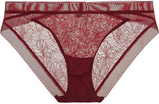 Calvin Klein Underwear Lace mid-rise briefs