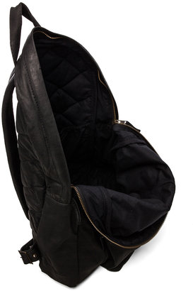 Zanerobe Crosstown Leather Backpack