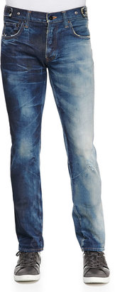 PRPS Rambler Japanese Faded-Leg Denim Jeans