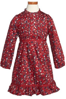 Oscar de la Renta Floral Print Tunic Dress (Toddler Girls, Little Girls & Big Girls)