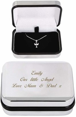 Guardian Angel Necklace In Personalised Gift Box