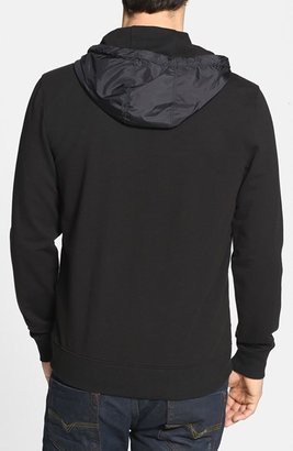 Michael Kors Full Zip Hoodie with Nylon Detail