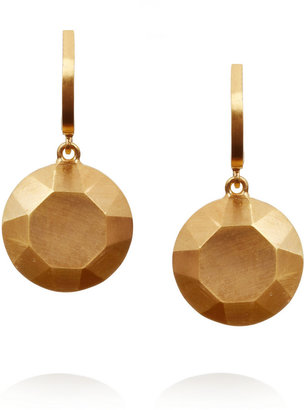 Ileana Makri IAM by Gold-plated drop earrings