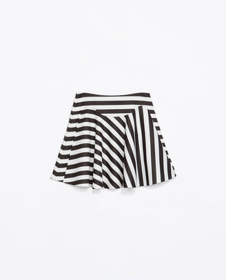 Zara 29489 Striped Skirt