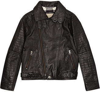 Burberry Leather biker jacket 4-14 years - for Men