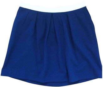 Sandro Blue Viscose Skirt