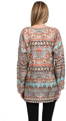 Johnny Was Sonoma Long Sleeve Tunic in Multi
