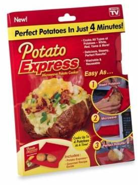 As Seen on TV Potato ExpressTM Microwave Potato Cooker