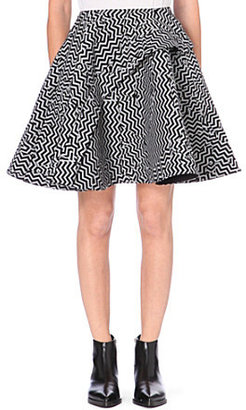 Kenzo Broken Floor wool-blend skirt
