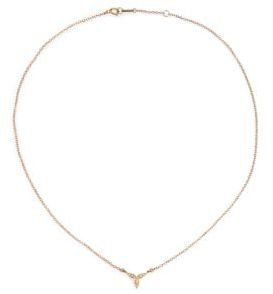 Mizuki Diamond & 14K Yellow Gold Necklace