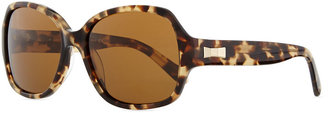 Kate Spade Laney Polarized Tortoise Sunglasses, Camel