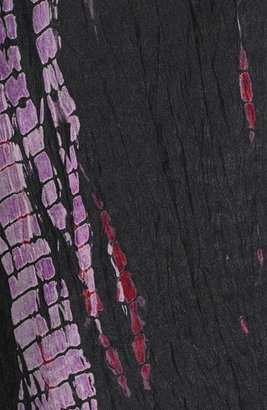 Eileen Fisher 'Graffiti' Silk Shibori Scarf