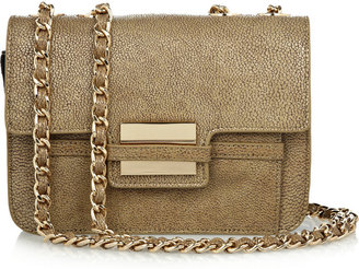 Zac Posen Z Spoke by Americana textured-leather and calf hair shoulder bag