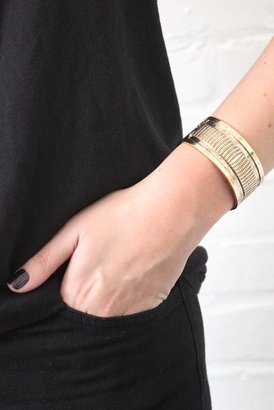 Low Luv x Erin Wasson by Erin Wasson Scalloped Cuff in Gold