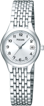 Pulsar Womens Stainless Steel Bracelet Watch PXT815X