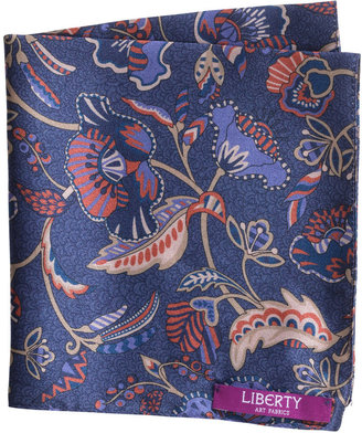 H&M Silk Handkerchief - Dark blue patterned - Men