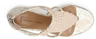 BCBGMAXAZRIA Caged Leather Sandal
