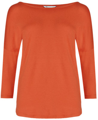 Marks and Spencer M&s Collection Oversized Drop Shoulder Top with StayNEWTM