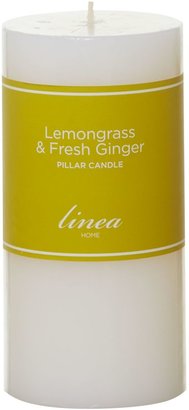 Linea Lemongrass & ginger pillar candle