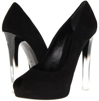 Alexander McQueen Sandal Pelle S. Cu Daim Velour (Noir) - Footwear