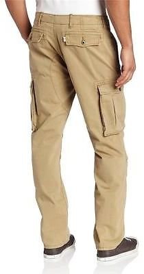 Levi's New Nwt Strauss Men's Original Relaxed Fit Cargo I Pants Tan 124620010