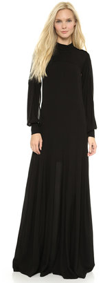 Yigal Azrouel Cape Sleeve Gown