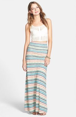Threads for Thought Stripe Maxi Skirt (Juniors)