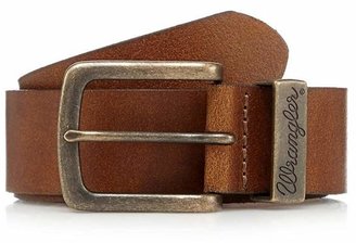 Wrangler - Tan Leather Metal Loop Belt