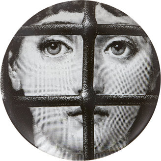 Fornasetti Face Behind Bars" Plate