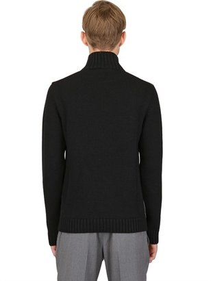 Jil Sander Needle Punch Wool & Cashmere Sweater