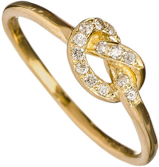 Ariel Gordon Love Knot Ring  with Diamonds
