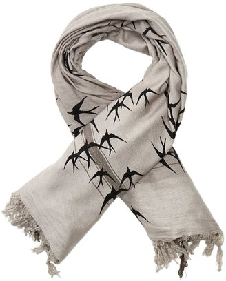 Leigh & Luca Cashmere & Silk Blend Fly Square Scarf