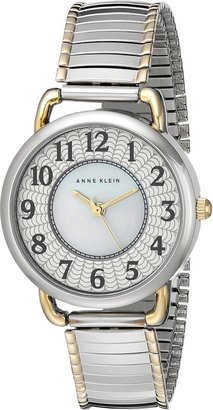 Anne Klein Women's 10-9111MPTI Silver Stainless-Steel Quartz Watch with Silver Dial