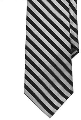 Nautica Striped Tie - BLACK