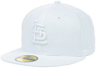 New Era St. Louis Cardinals White-On-White 59FIFTY Cap
