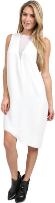 Camilla And Marc Acute V-Neck Dress in White