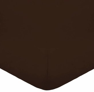 Collection Debenhams The Dark Brown Cotton Rich Percale Fitted Sheet