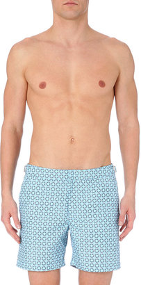 Orlebar Brown Bulldog Geometric-Print Swim Shorts - for Men