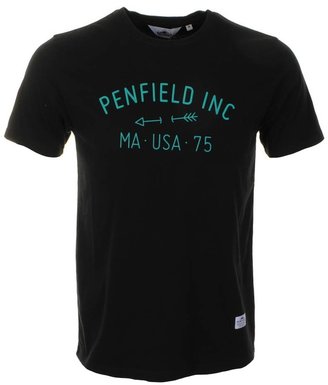 Penfield Arrow Jersey T Shirt Black