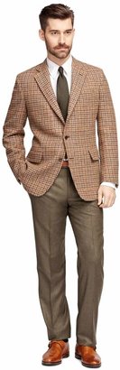 Brooks Brothers Fitzgerald Fit Plain-Front Flannel Trousers