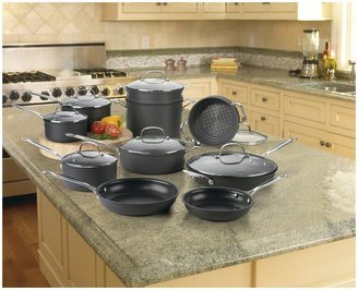 Cuisinart 66-17 Chef's Classic Nonstick Hard-Anodized Cookware Set 17pc, Steel