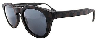 Nanni Socialeyes SE C01 Brown Square Plastic Sunglasses